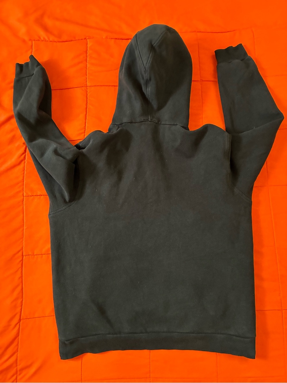 Lululemon Hoodie Mens Medium Black Sweatshirt Marble Active Workout - Picture 2 of 6